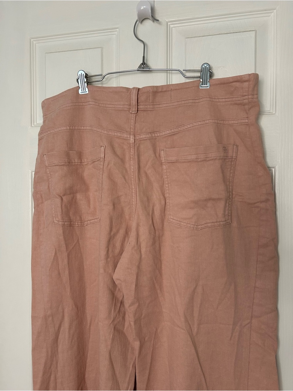 Anthropologie Pilcro Adi Linen Blend Mid-Rise Flare Pants - Picture 9 of 12